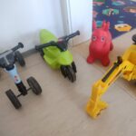 Bagger, Roller, 4-Rad, Hüpf-Pony