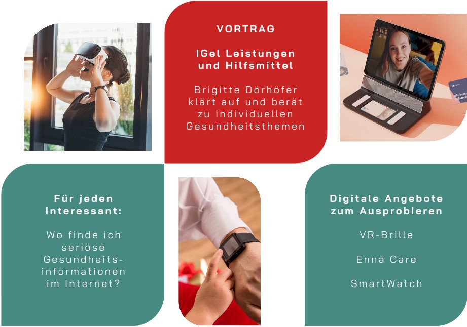 Dorf.Gesundheit.Digital Sandebeck Auftaktveranstaltung Vortrag Digitale Angebote zum Ausprobieren